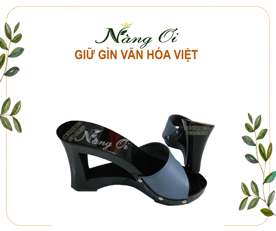 guốc gỗ lọng bụng